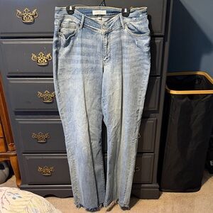 Judy Blue Straight Leg Jeans - Light Blue